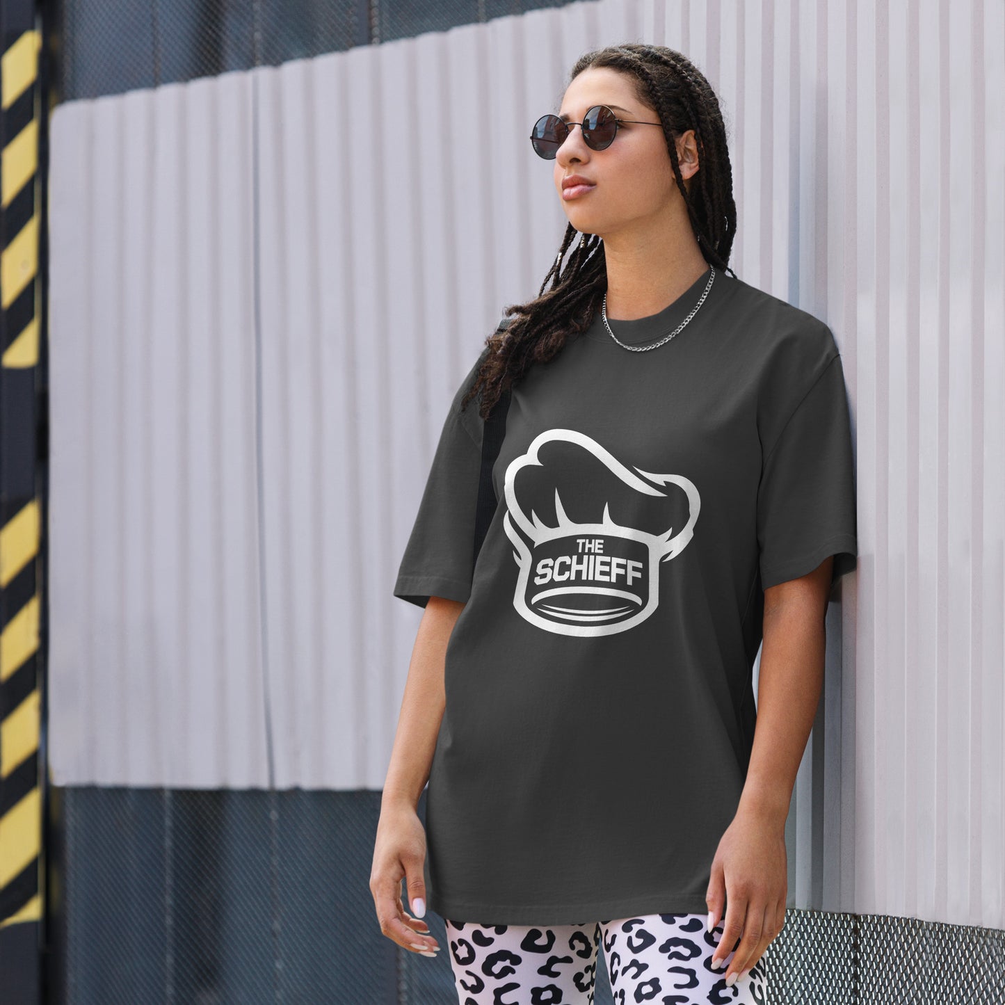 Schieff Oversized Faded Tee