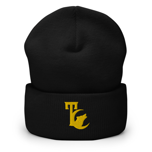 THE TC GOLD EMBLEM CUFFED BEANIE