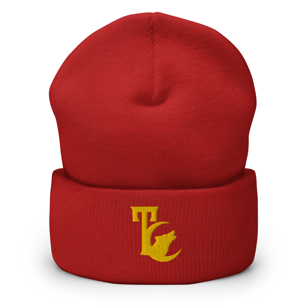 THE TC GOLD EMBLEM CUFFED BEANIE