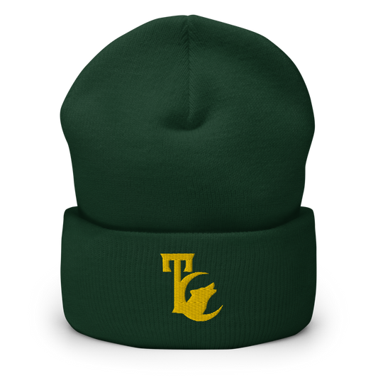 THE TC GOLD EMBLEM CUFFED BEANIE