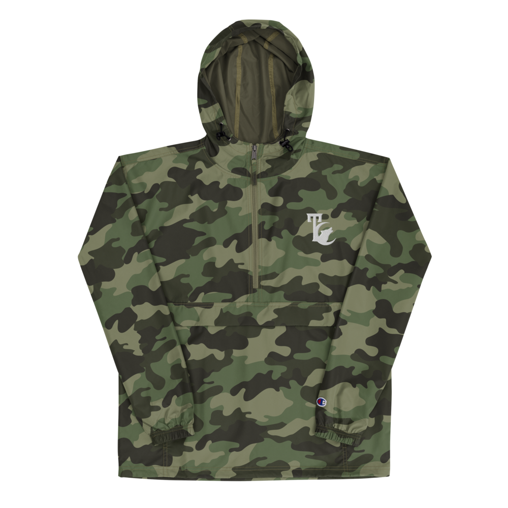 THE TC WHITE EMBLEM EMBROIDERED CHAMPION JACKET