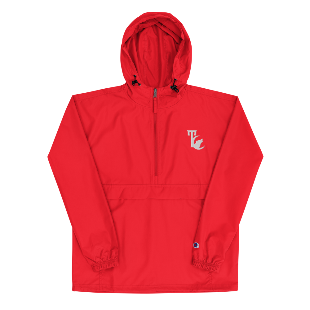 THE TC WHITE EMBLEM EMBROIDERED CHAMPION JACKET