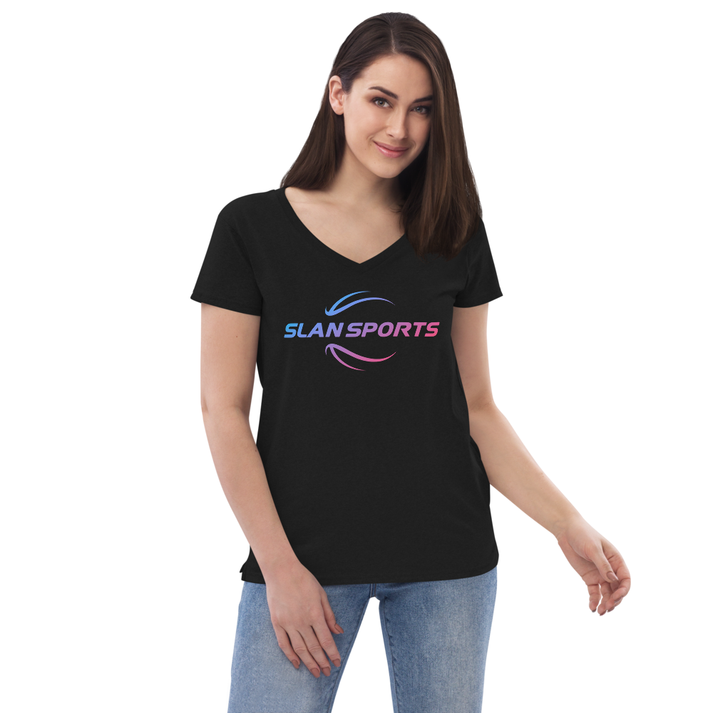 SLAN WOMEN'S V-NECK TEE
