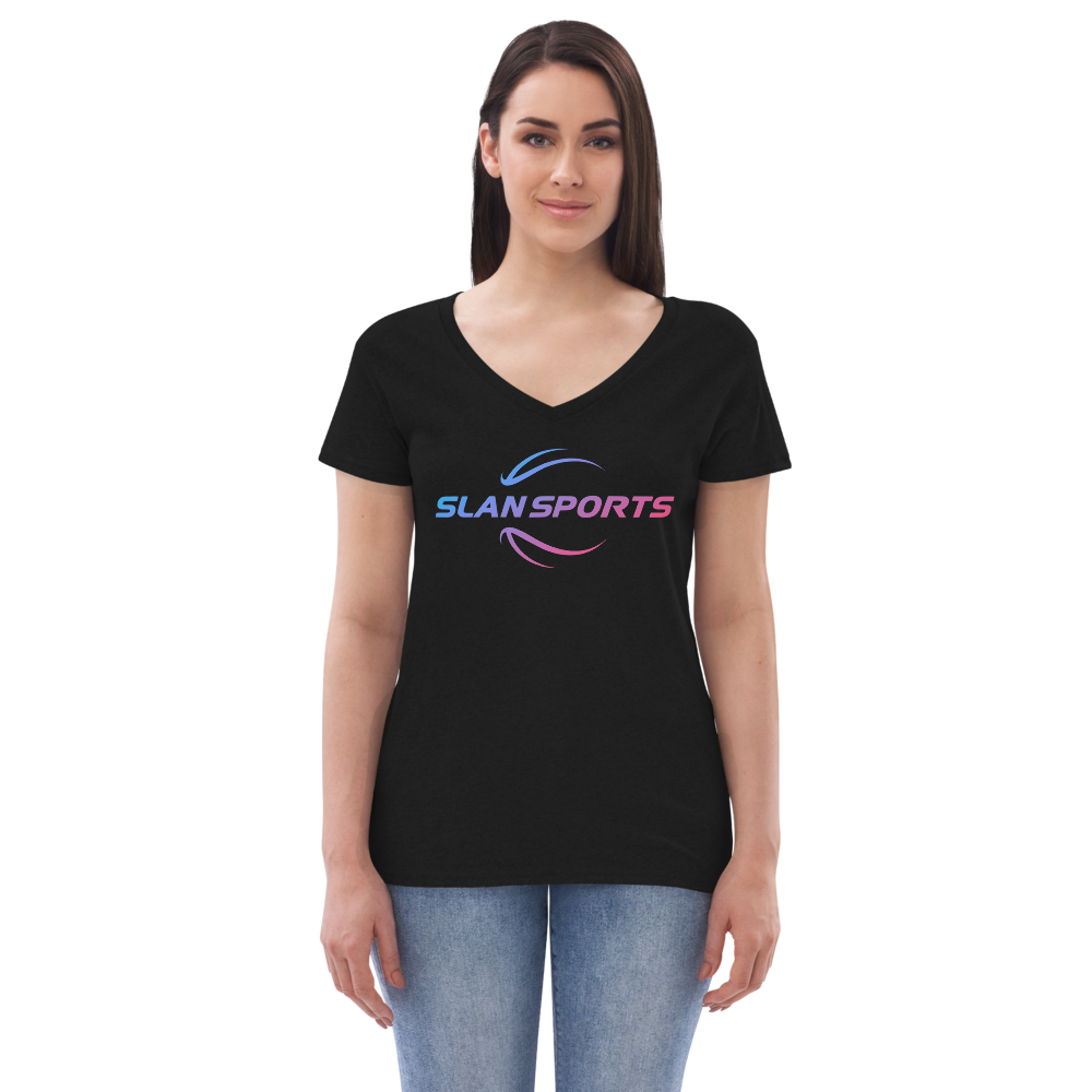SLAN WOMEN'S V-NECK TEE