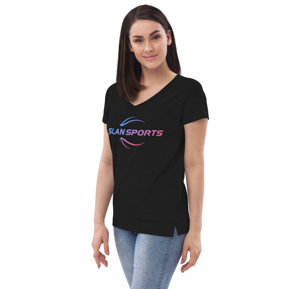 SLAN WOMEN'S V-NECK TEE