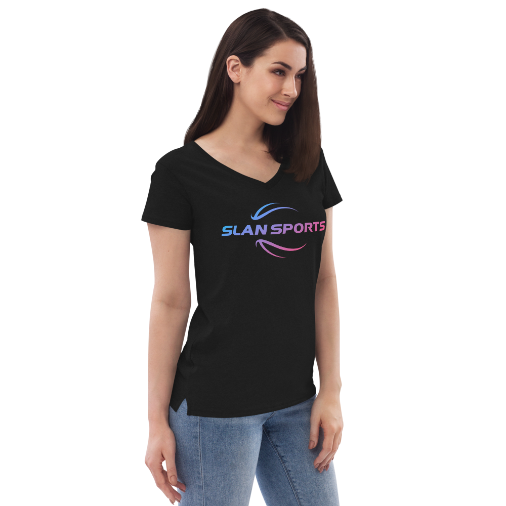 SLAN WOMEN'S V-NECK TEE
