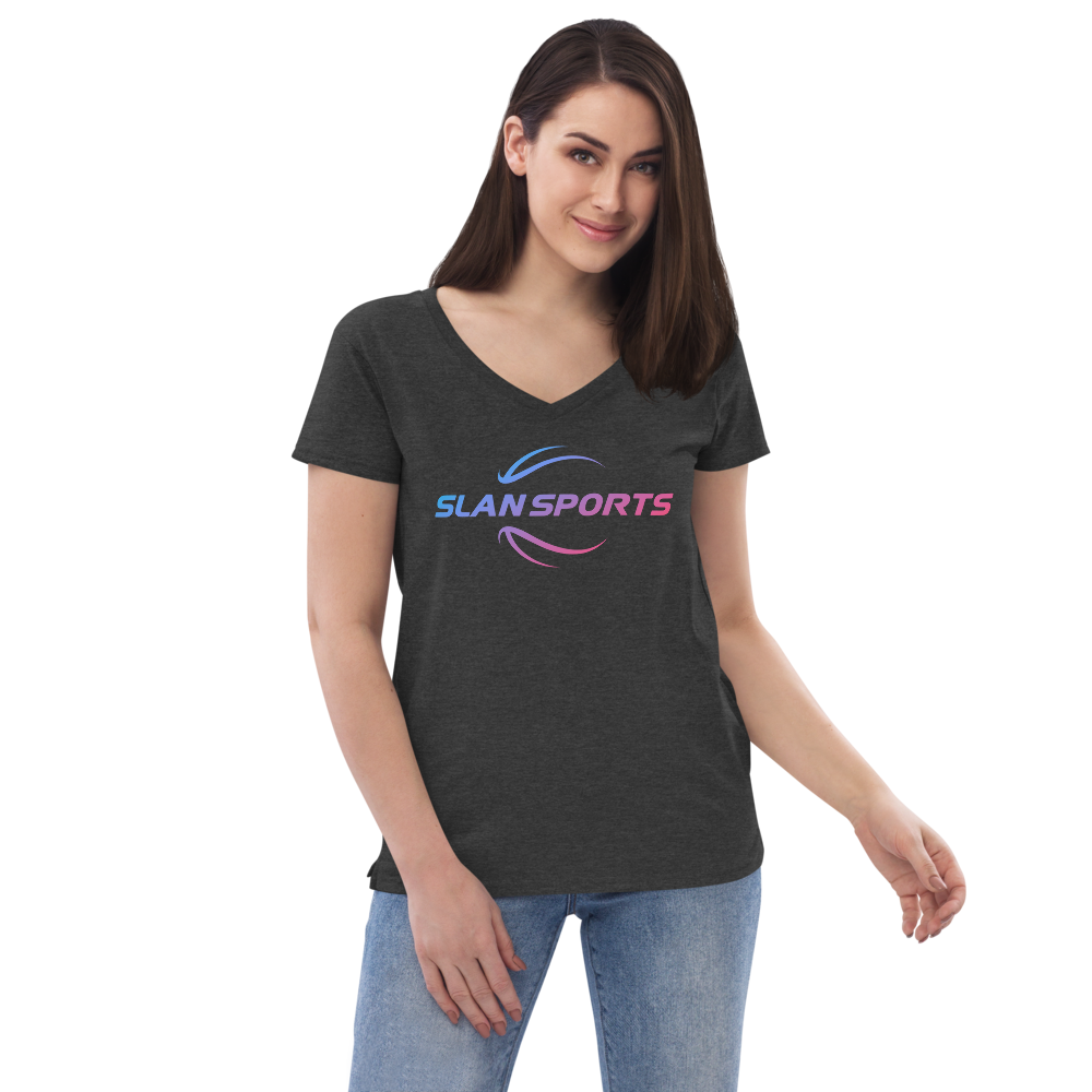 SLAN WOMEN'S V-NECK TEE