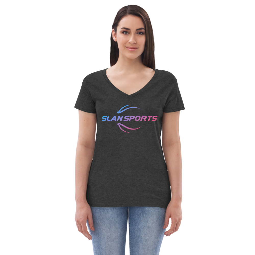 SLAN WOMEN'S V-NECK TEE