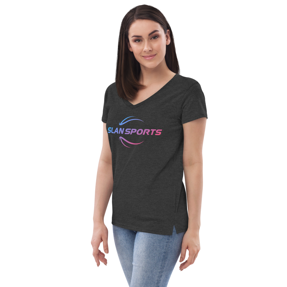 SLAN WOMEN'S V-NECK TEE