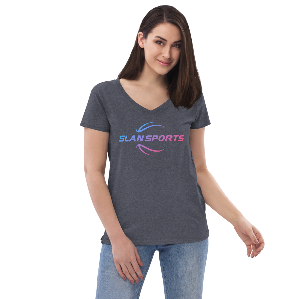 SLAN WOMEN'S V-NECK TEE