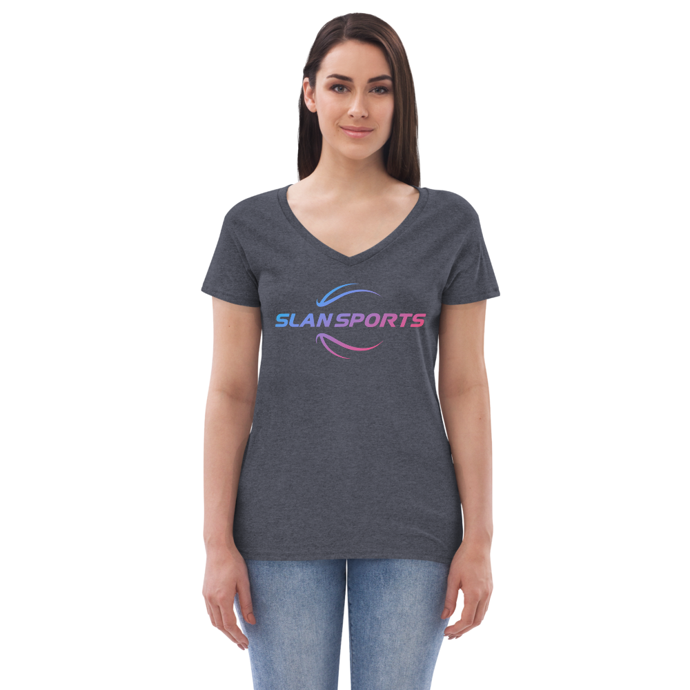 SLAN WOMEN'S V-NECK TEE