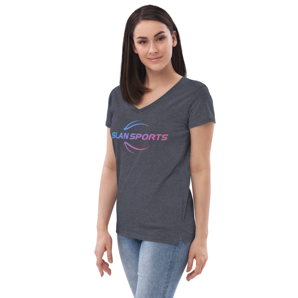 SLAN WOMEN'S V-NECK TEE