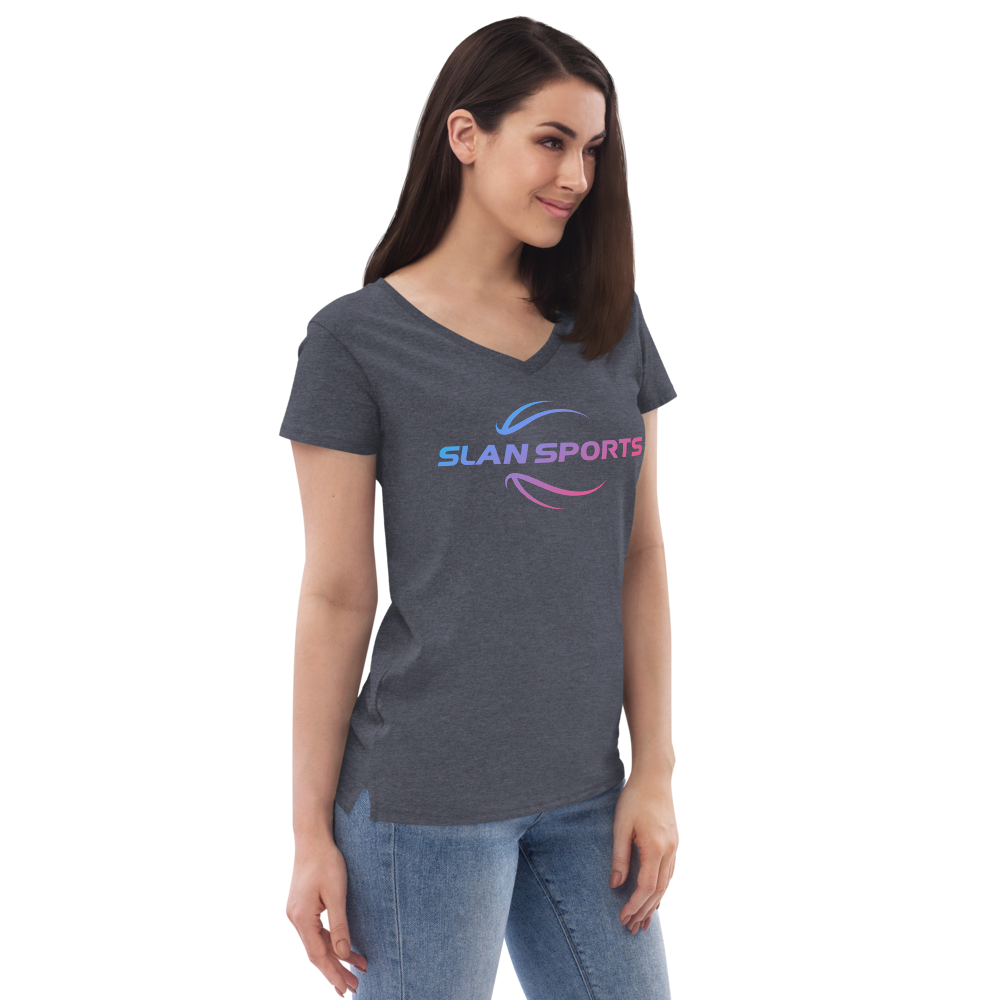 SLAN WOMEN'S V-NECK TEE