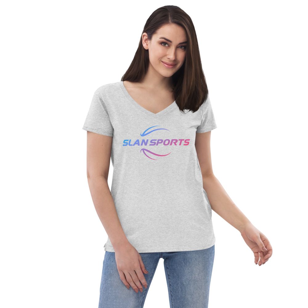 SLAN WOMEN'S V-NECK TEE