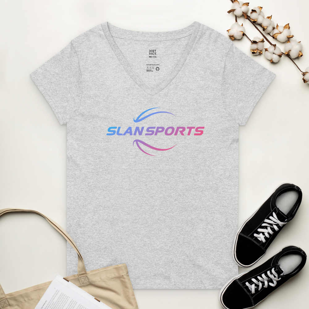 SLAN WOMEN'S V-NECK TEE