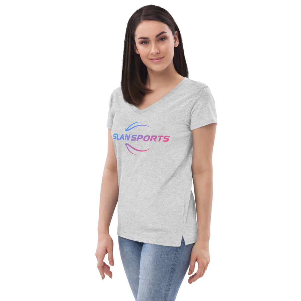 SLAN WOMEN'S V-NECK TEE