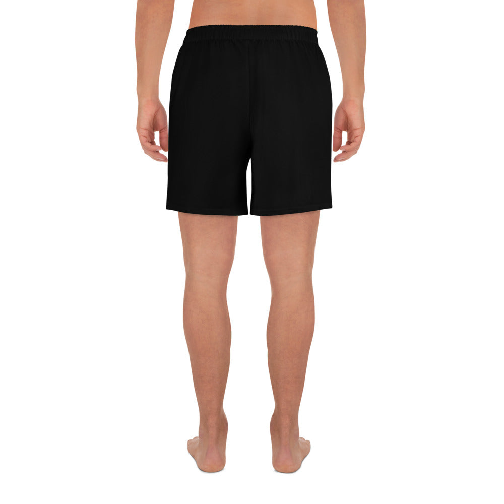 Black Athletic Schieff Shorts - Purple Logo