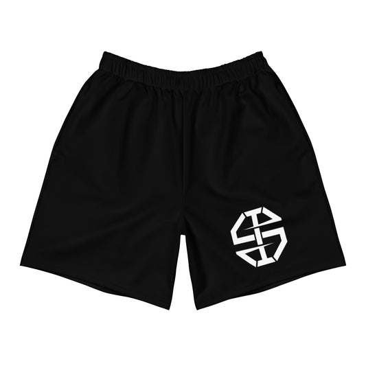 Ian Schieffelin Black Monogram Shorts