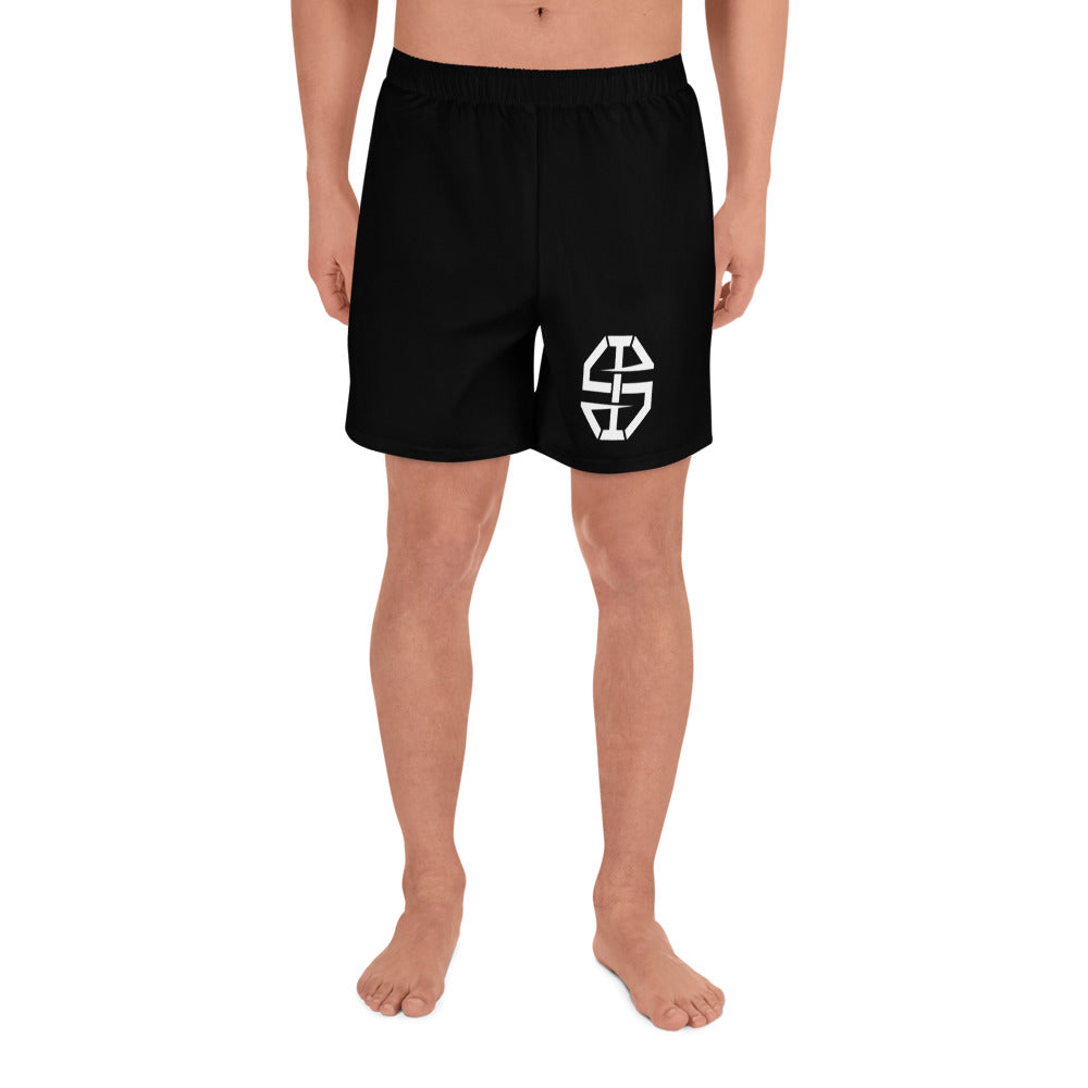 Ian Schieffelin Black Monogram Shorts