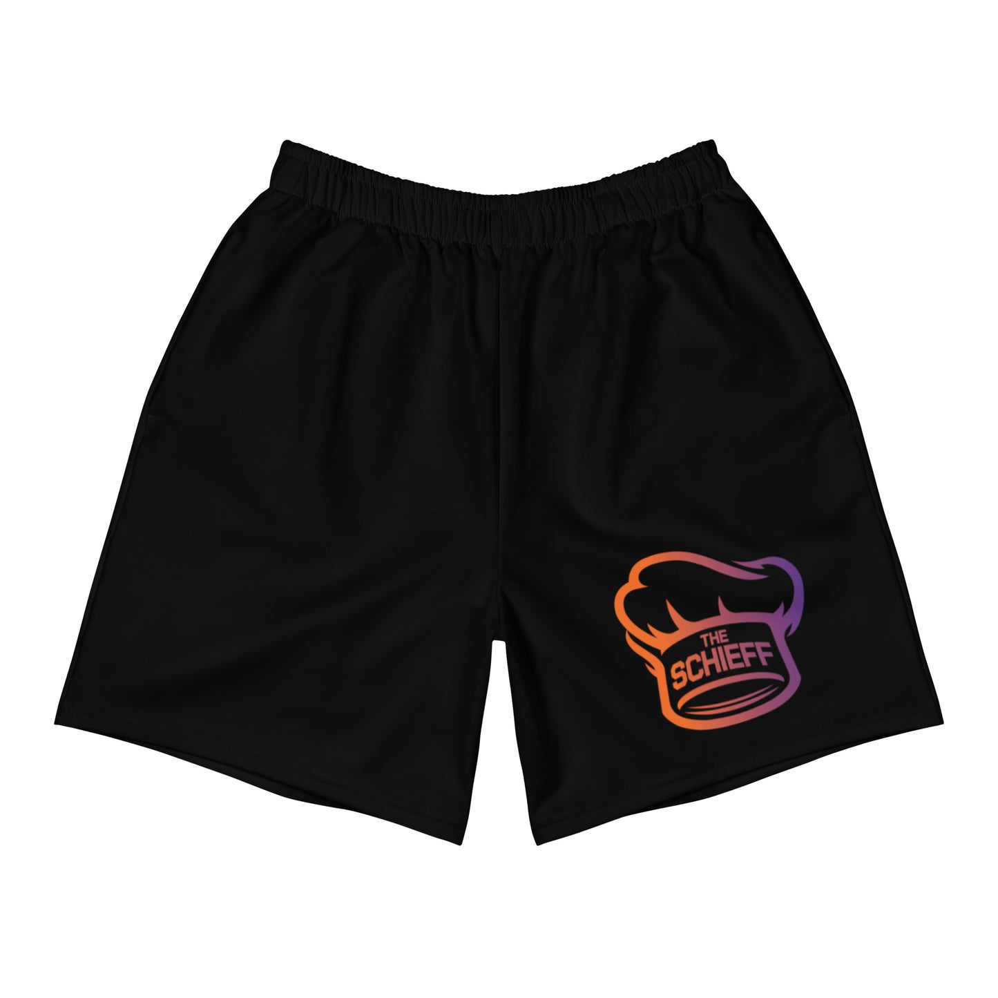 Black Athletic  Schieff Shorts - Gradient Logo Athletic