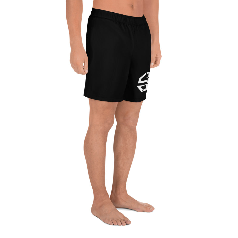 Ian Schieffelin Black Monogram Shorts