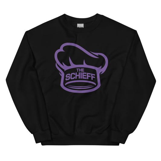 Black Schieff Sweatshirt - Purple Logo