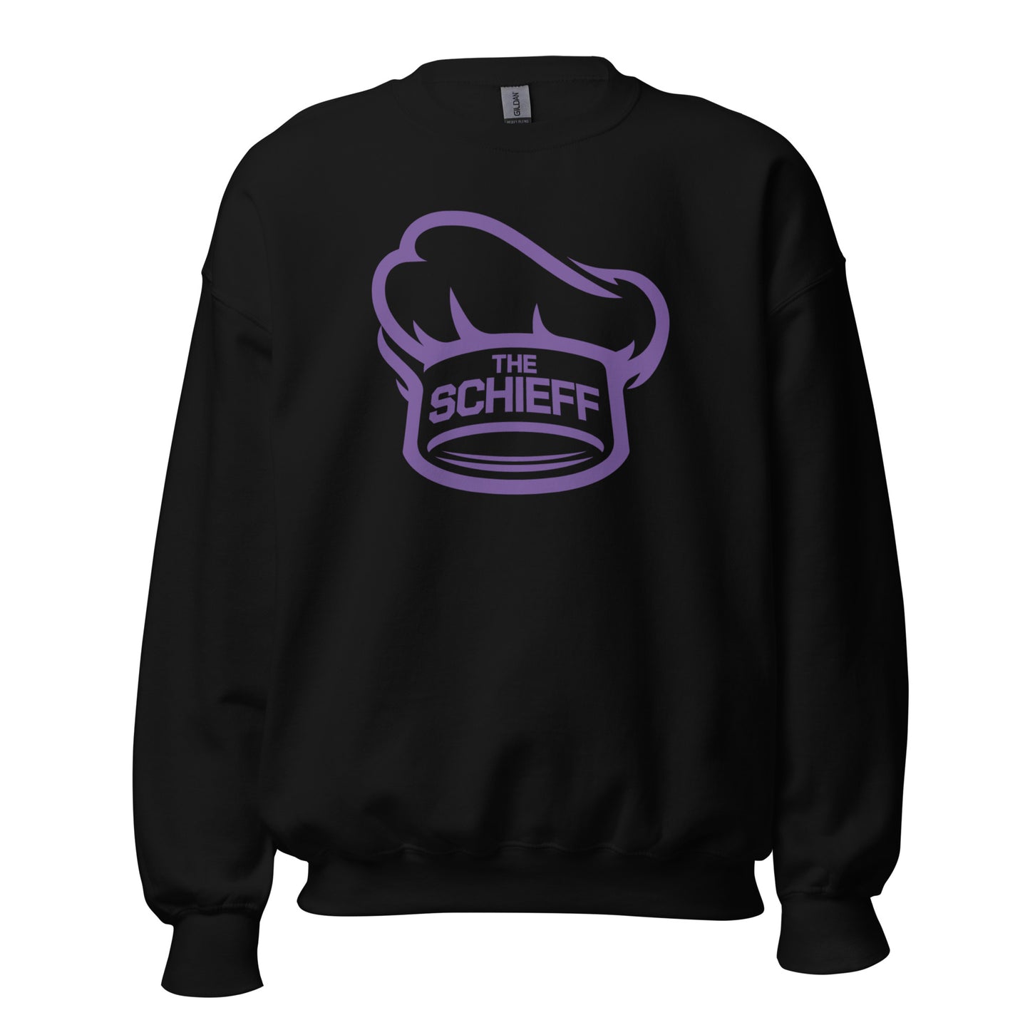 Black Schieff Sweatshirt - Purple Logo